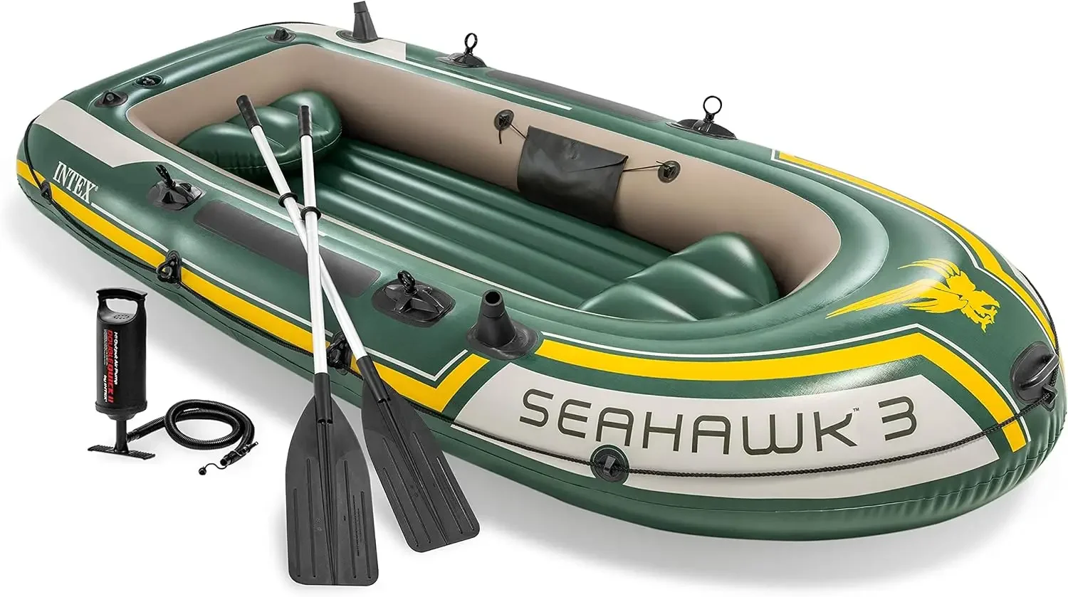 Fishing Boat Aluminum - INTEX 66332EP Seahawk 2 Inflatable Boat